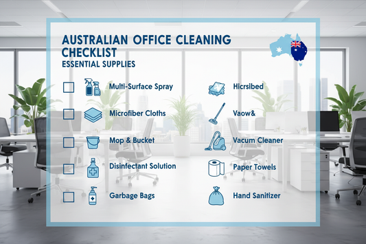 Commercial Cleaning Supplies Checklist for Offices in Australia